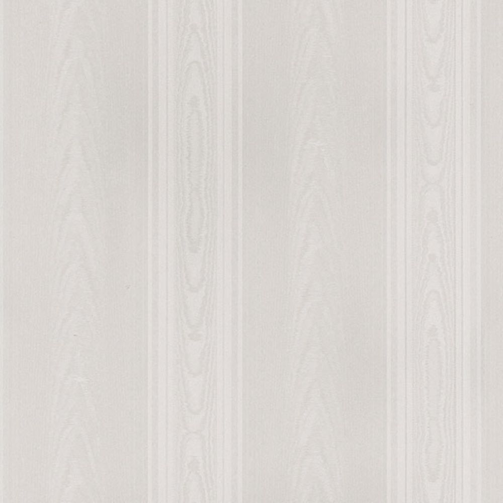 Patton Wallcoverings SK34731 Simply Silks 4 Medium Moiré Stripe Wallpaper in Greys